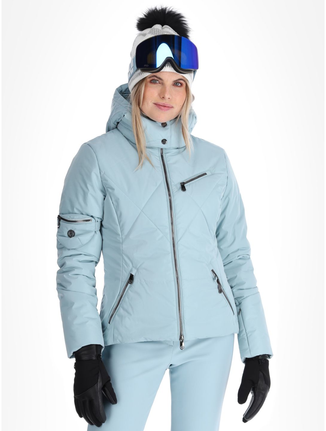 Poivre Blanc, Traditional 24PBH1002/WO veste de ski femmes Aloe Blue bleu 