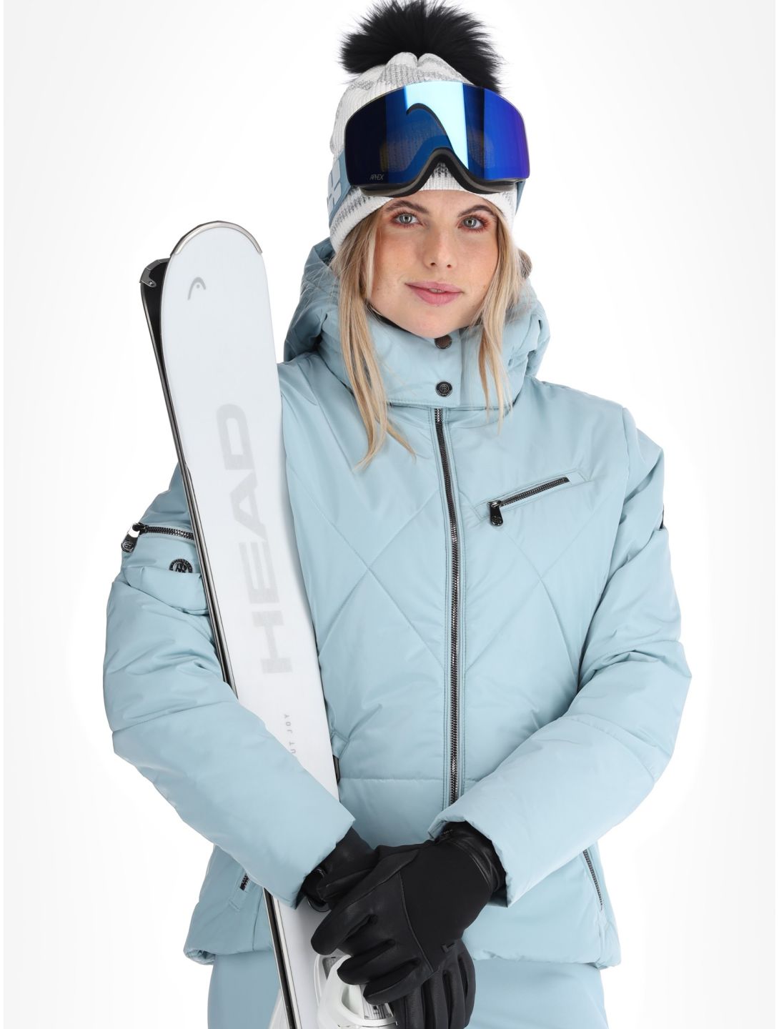 Poivre Blanc, Traditional 24PBH1002/WO veste de ski femmes Aloe Blue bleu 