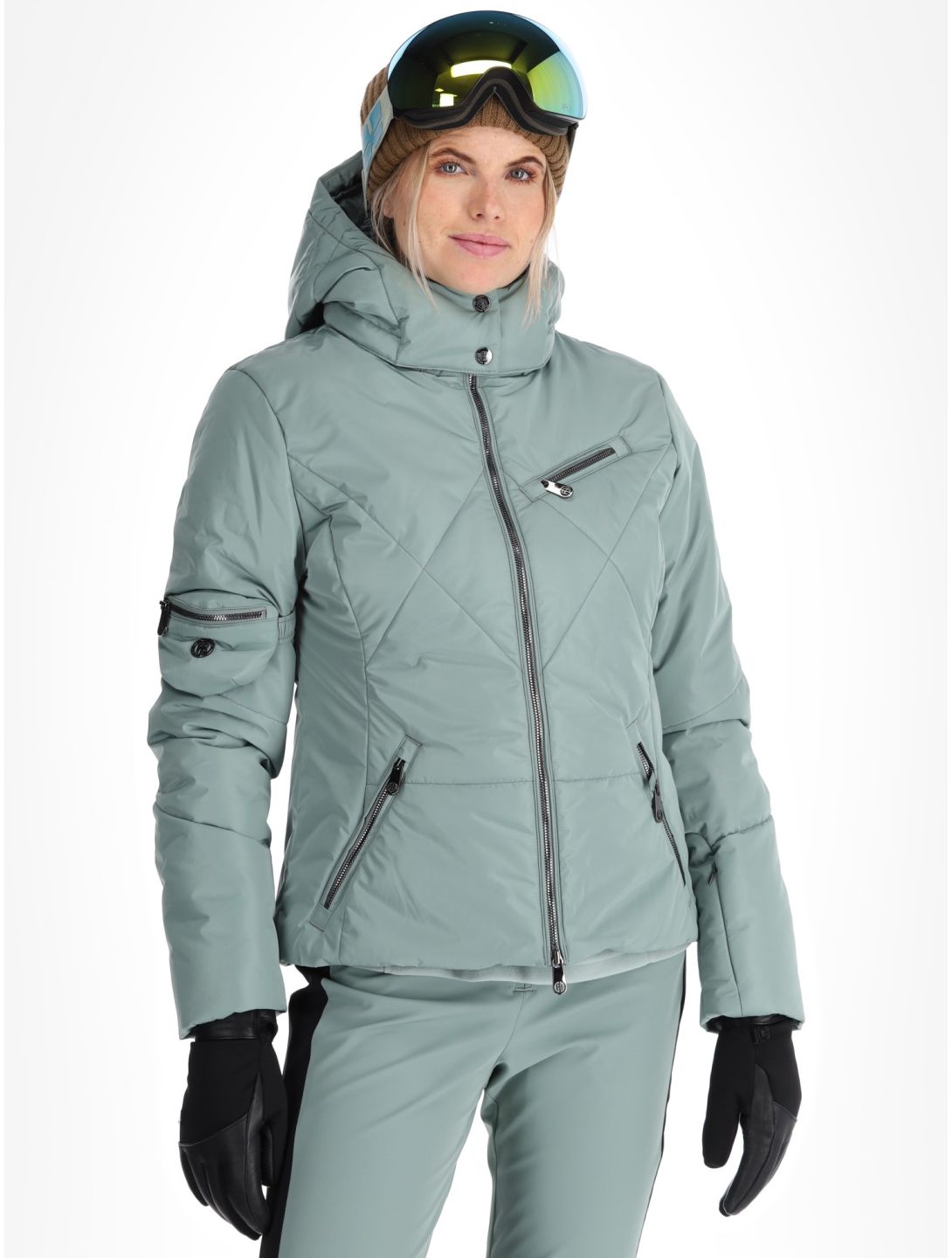 Poivre Blanc, Traditional 24PBH1002/WO veste de ski femmes Lichen Green vert 