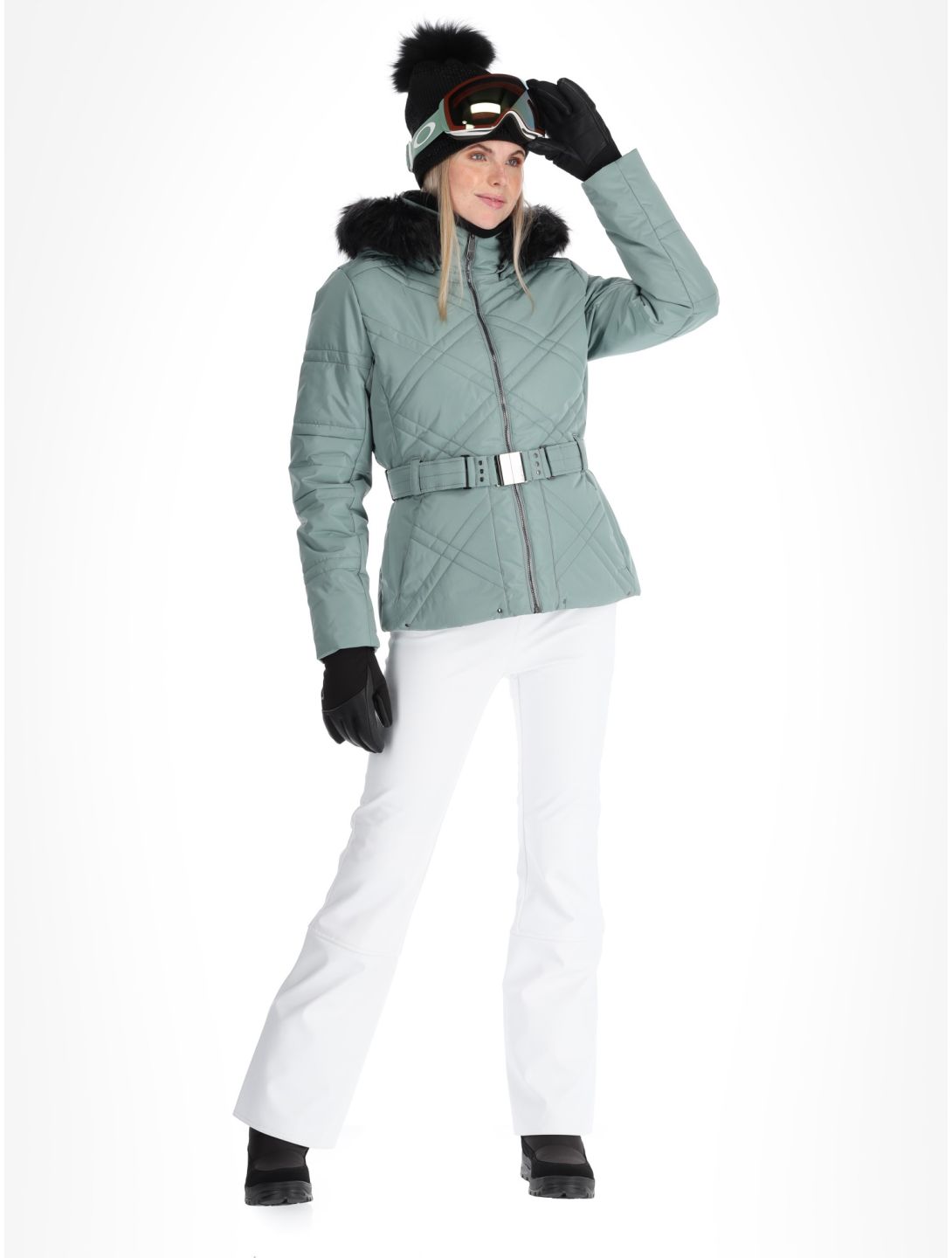 Poivre Blanc, Traditional 24PBH1003/WO/A veste de ski femmes Lichen Green vert 