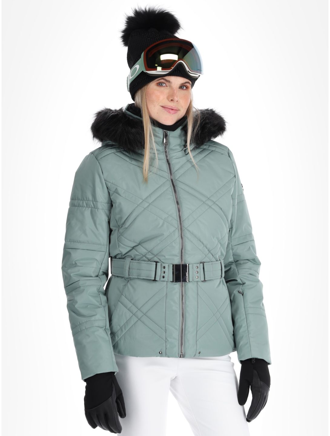 Poivre Blanc, Traditional 24PBH1003/WO/A veste de ski femmes Lichen Green vert 