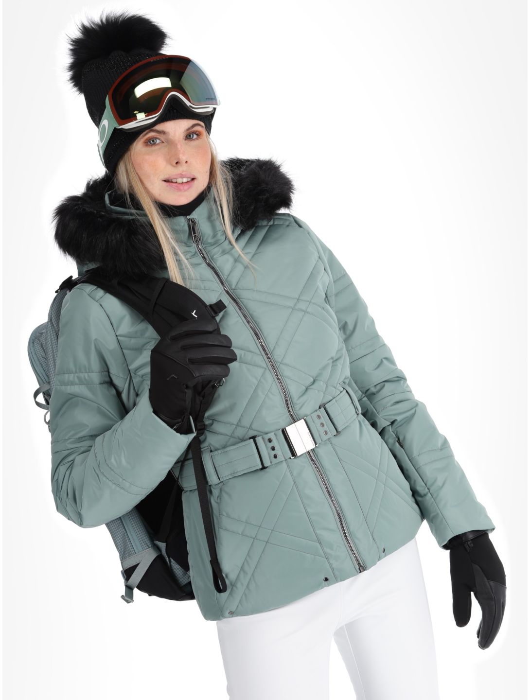 Poivre Blanc, Traditional 24PBH1003/WO/A veste de ski femmes Lichen Green vert 