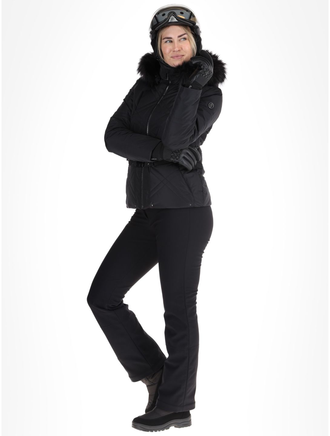 Poivre Blanc, Traditional 24PBH1003/WO/A veste de ski femmes Black noir 