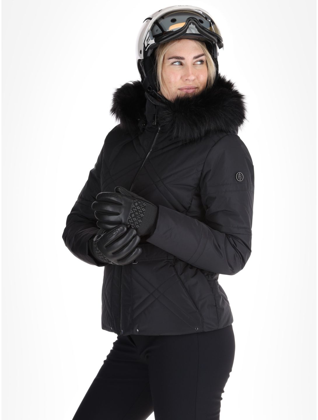 Poivre Blanc, Traditional 24PBH1003/WO/A veste de ski femmes Black noir 