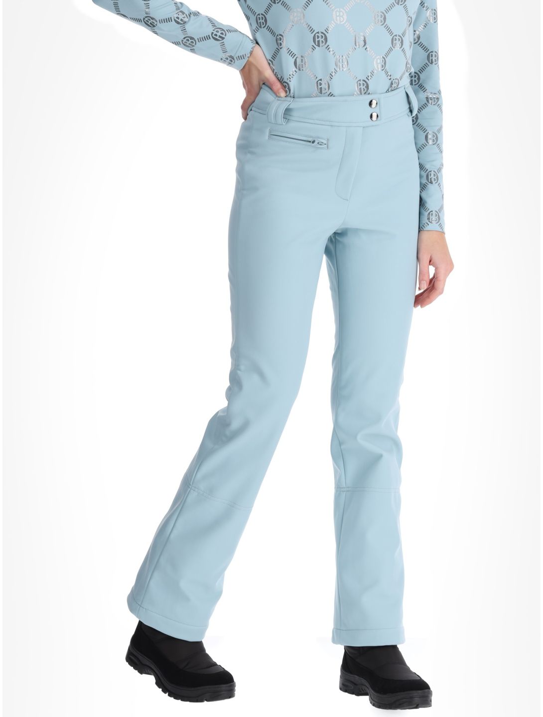 Poivre Blanc, Traditional 24PBH1120/WO/A pantalon de ski en softshell femmes Aloe Blue bleu 