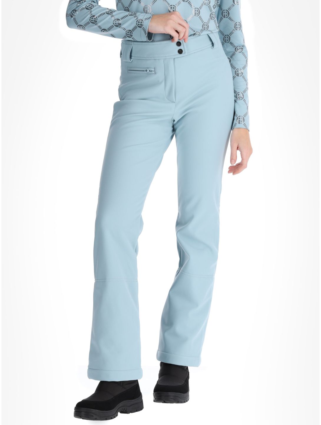 Poivre Blanc, Traditional 24PBH1120/WO/A pantalon de ski en softshell femmes Aloe Blue bleu 