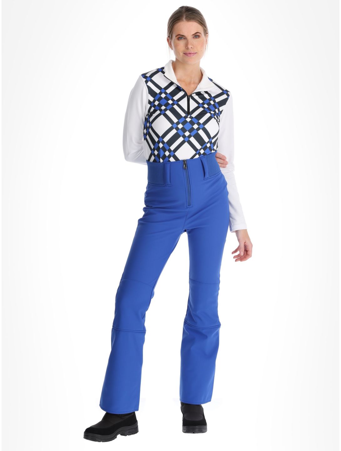 Poivre Blanc, Traditional 24PBH1121/WO/A pantalon de ski en softshell femmes Acid Blue bleu 