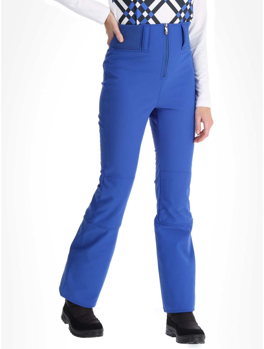 Poivre Blanc, Traditional 24PBH1121/WO/A pantalon de ski en softshell femmes Acid Blue bleu 