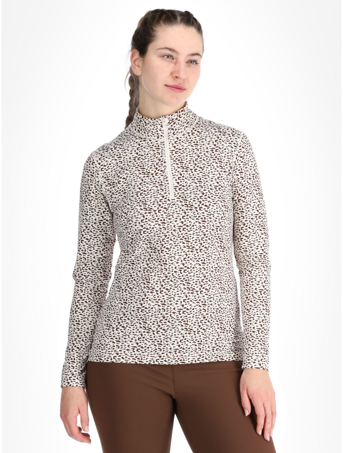 Poivre Blanc, Traditional 24PBH1940/WO/L pull de ski femmes Jaguar Off Brown brun 