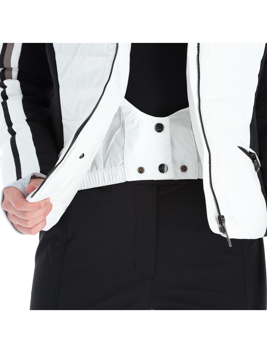 Poivre Blanc, W20-1002-Wo/A veste de ski slim fit femmes multicolour blanc 