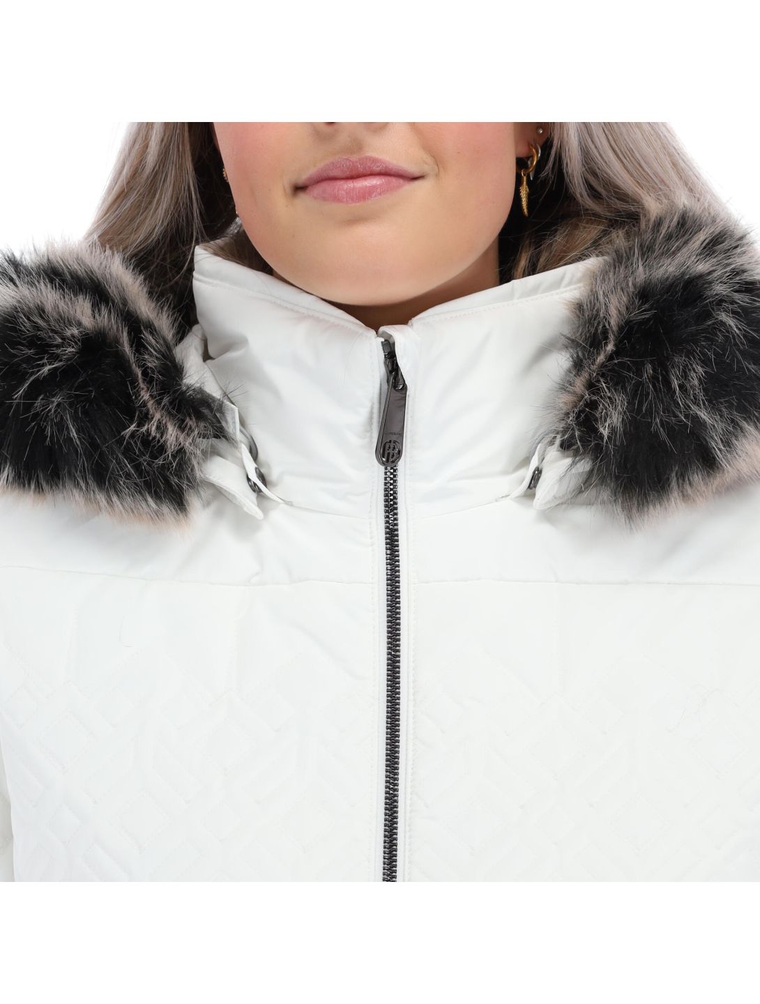 Poivre Blanc, W20-1003-Wo/A veste de ski slim fit femmes blanc