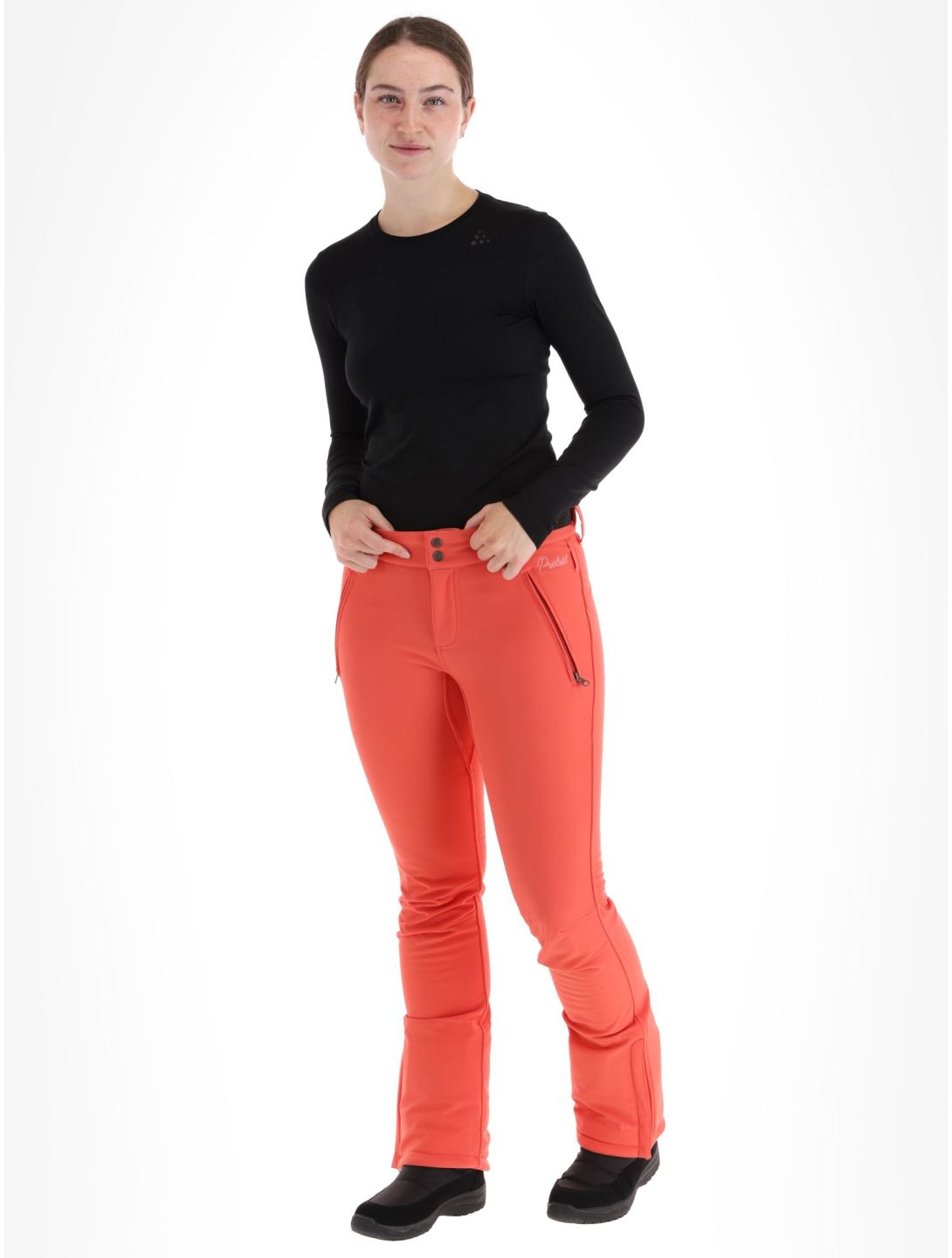 Protest, Lole pantalon de ski en softshell femmes Tosca Red rouge 