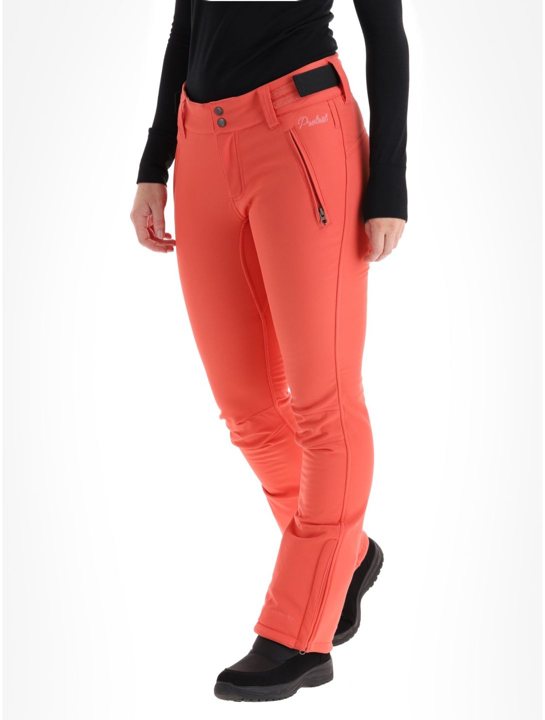 Protest, Lole pantalon de ski en softshell femmes Tosca Red rouge 