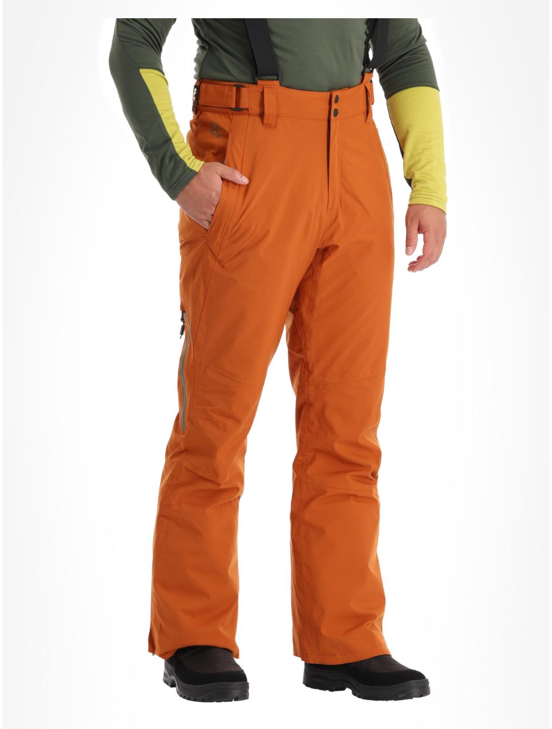 Protest, Miikka pantalon de ski hommes Umber Orange orange 