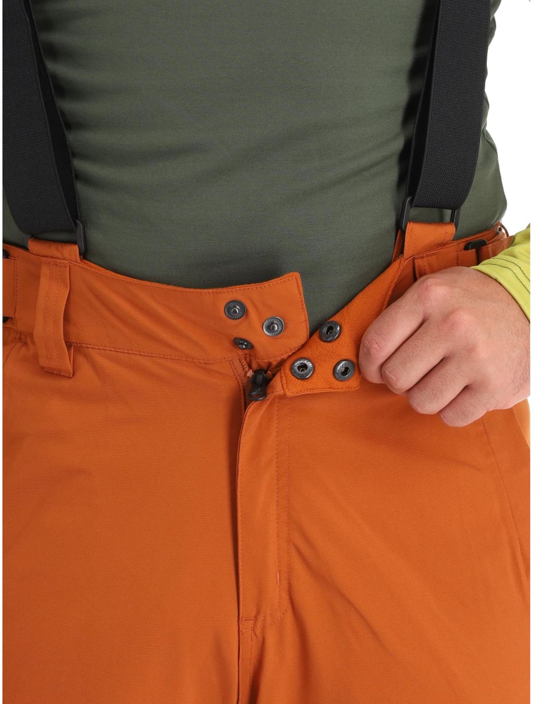 Protest, Miikka pantalon de ski hommes Umber Orange orange 