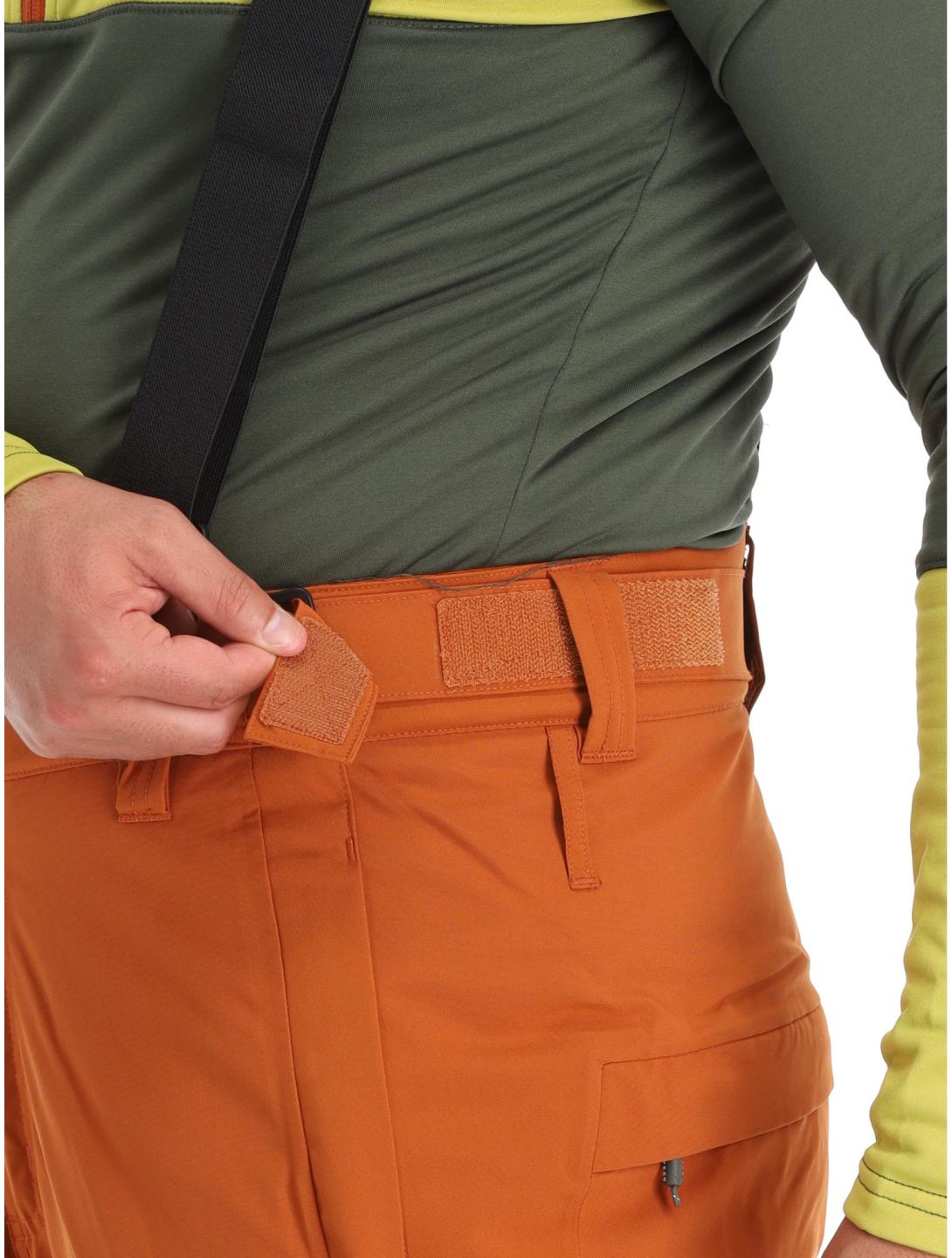 Protest, Miikka pantalon de ski hommes Umber Orange orange 