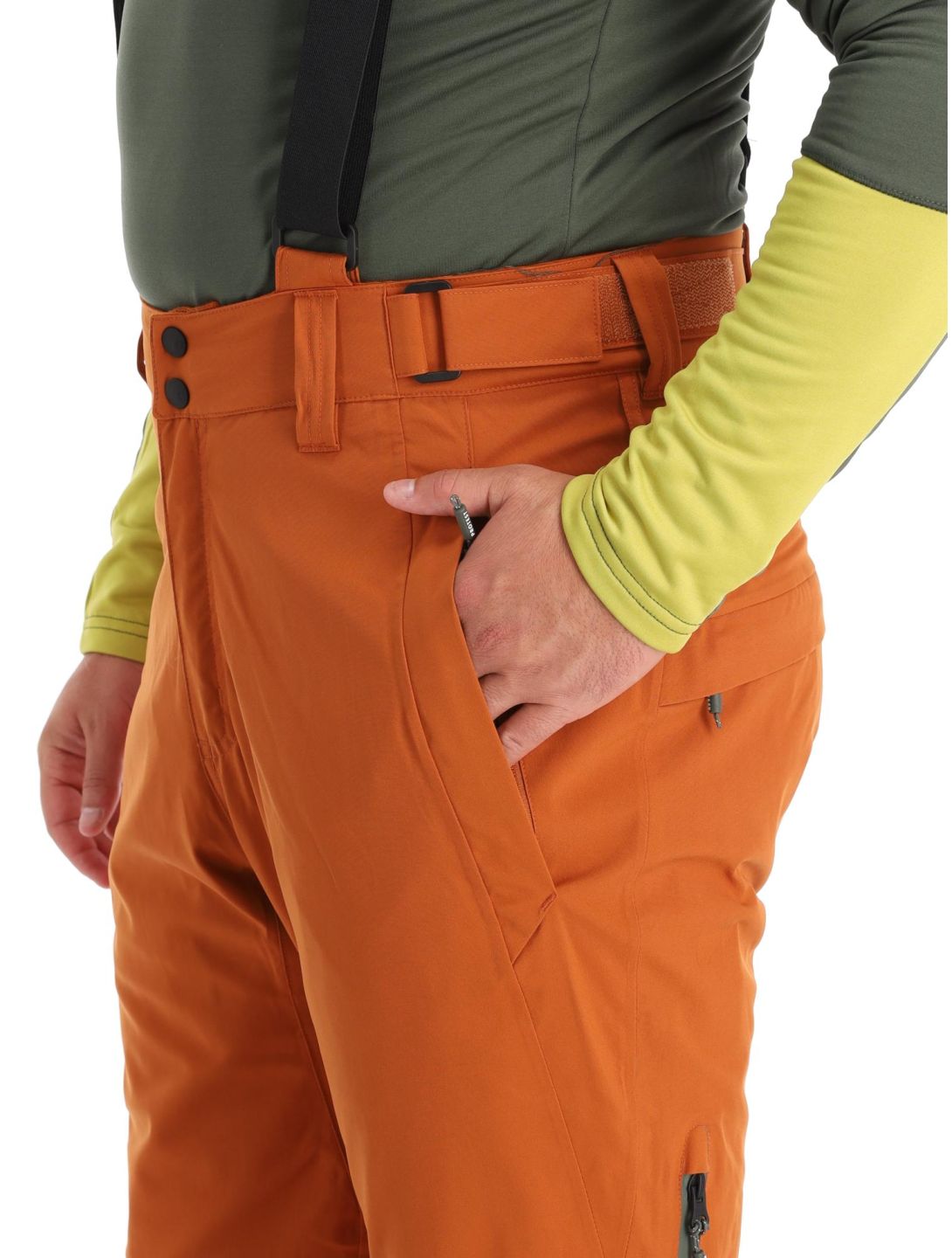 Protest, Miikka pantalon de ski hommes Umber Orange orange 