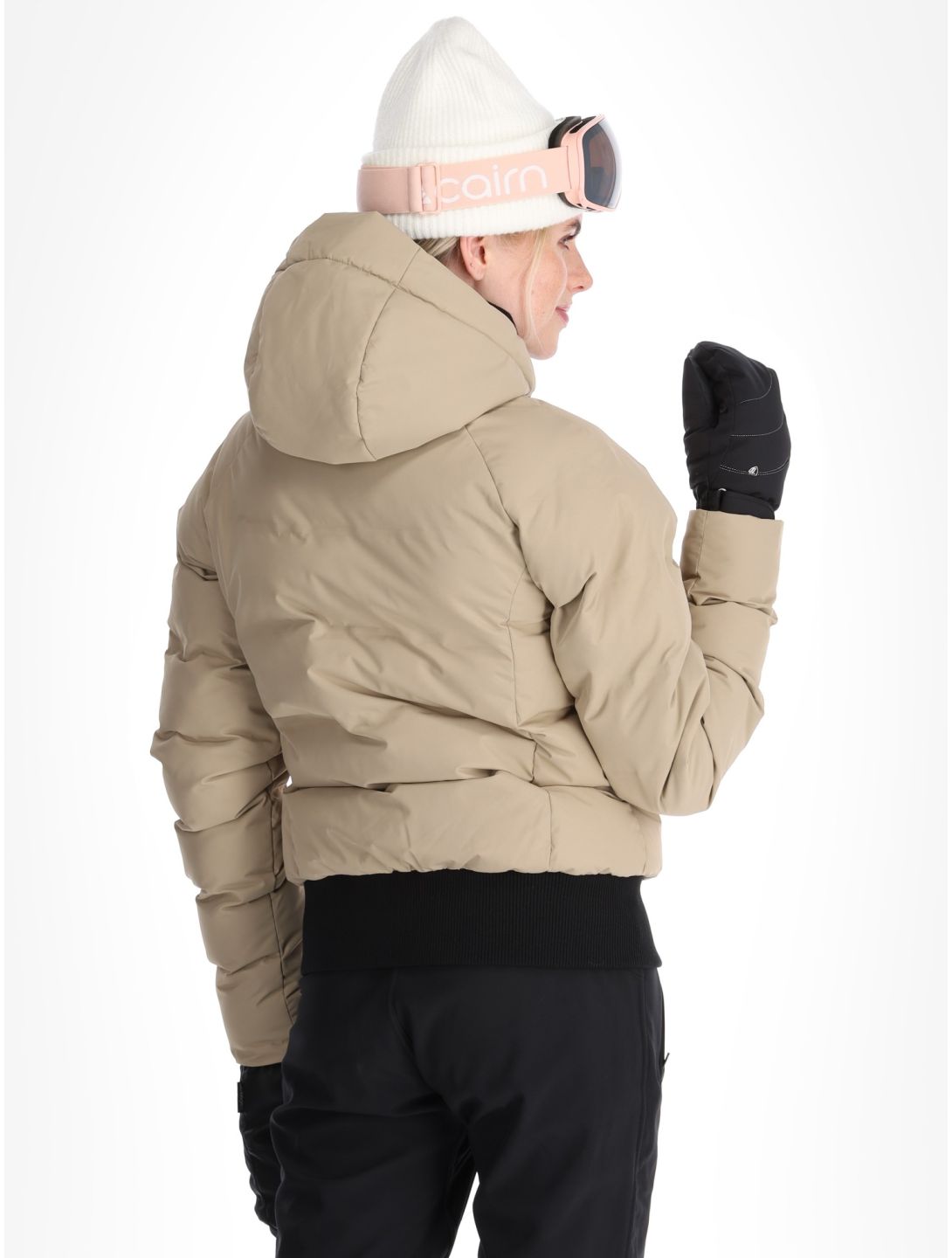 Protest, PRTALYSUMI veste de ski femmes Bamboo Beige beige 