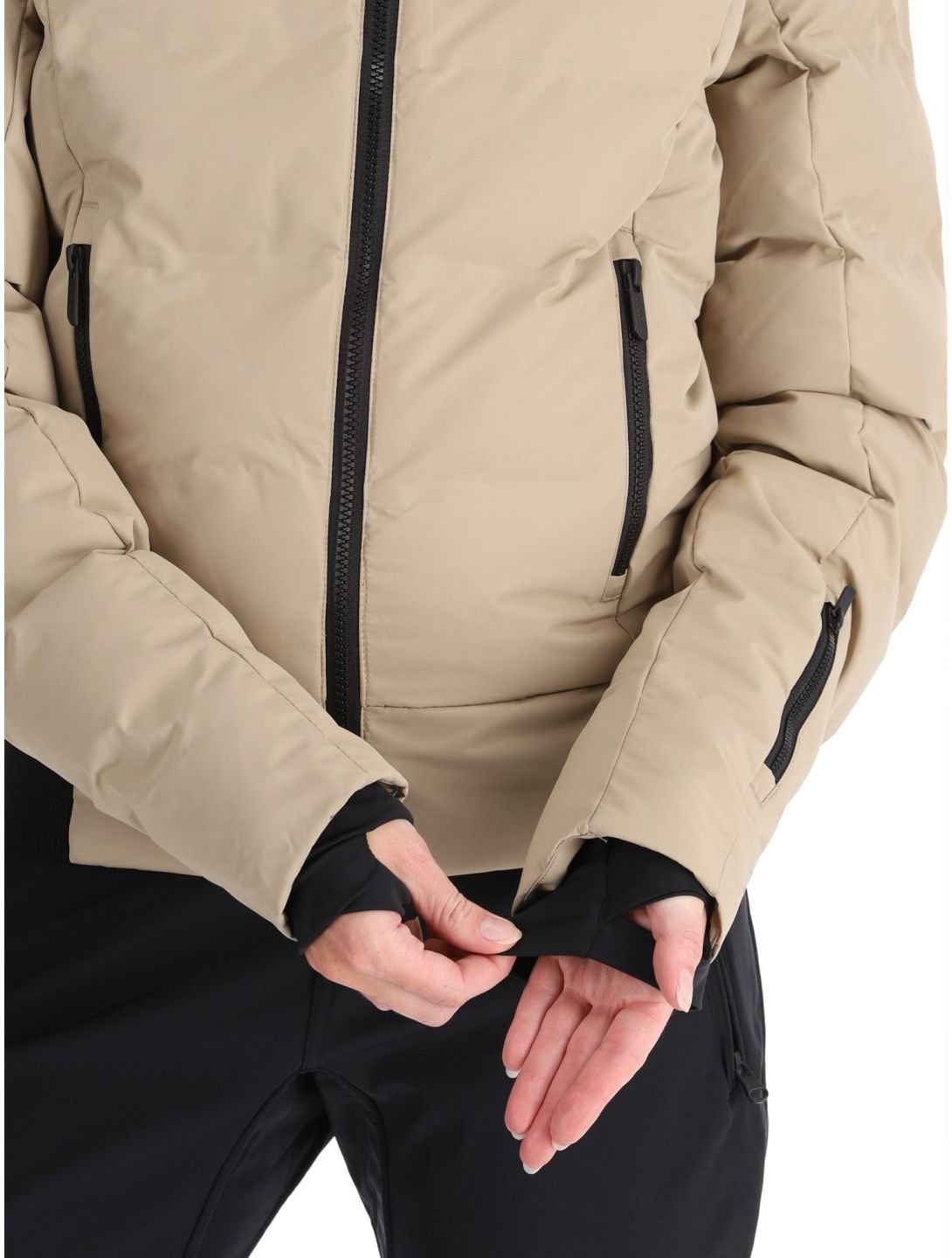 Protest, PRTALYSUMI veste de ski femmes Bamboo Beige beige 