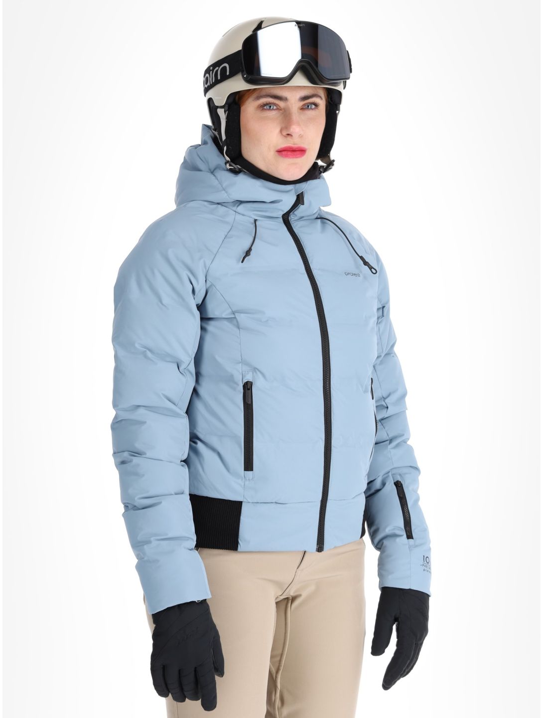 Protest, PRTALYSUMI veste de ski femmes JeanJacket bleu 