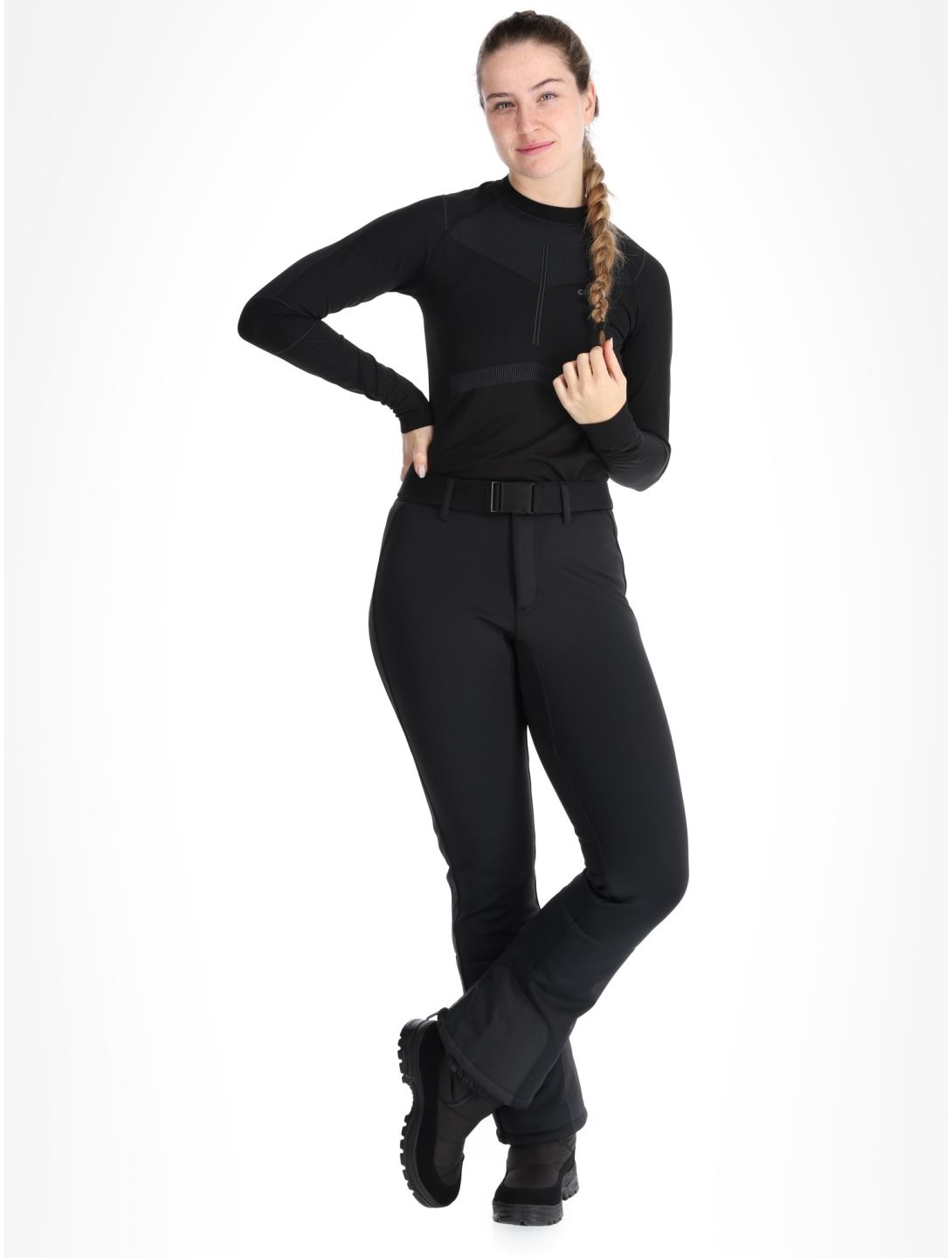 Protest, PRTBABOU pantalon de ski femmes True Black noir 