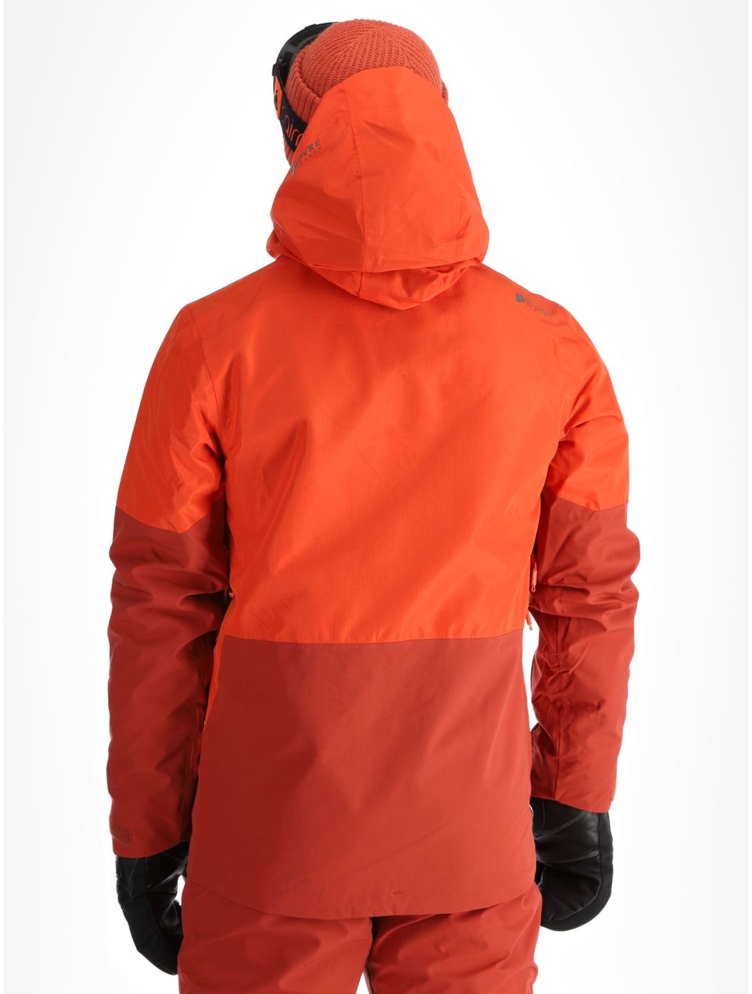 Protest, PRTBAKIE veste de ski hommes Burnt Orange orange, rouge 