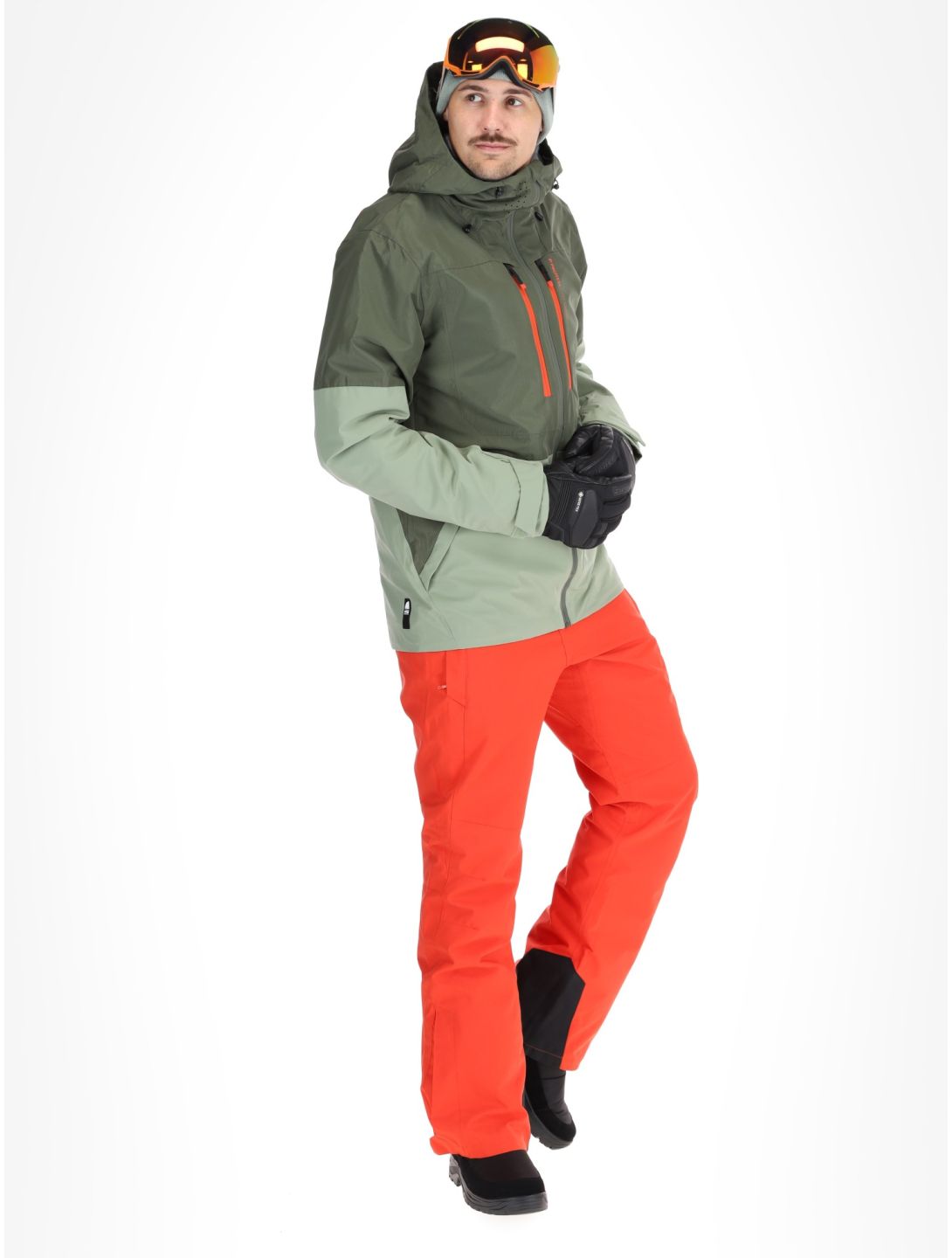 Protest, PRTBAKIE veste de ski hommes Thyme vert 