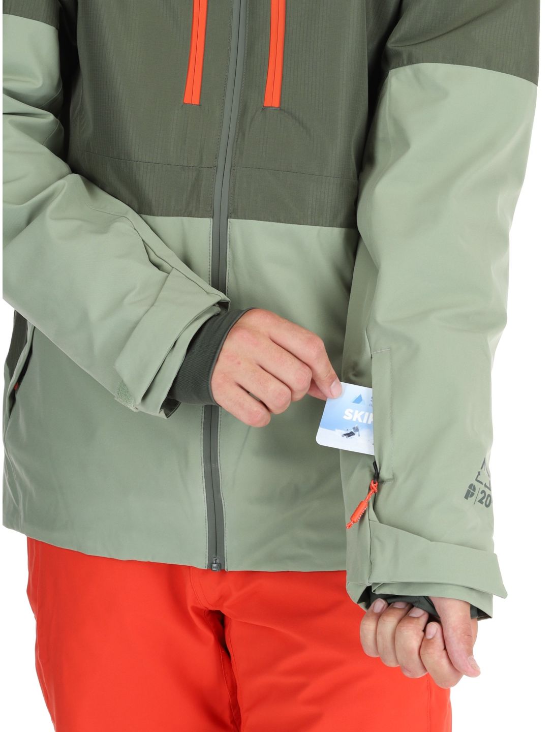 Protest, PRTBAKIE veste de ski hommes Thyme vert 