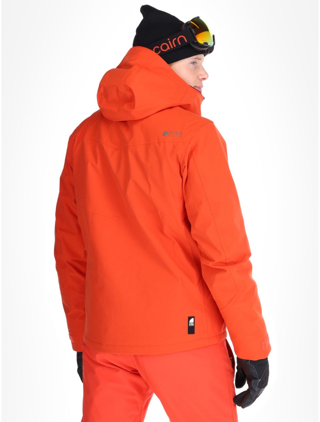 Protest, PRTBARRIC veste de ski hommes Burnt Oran orange 