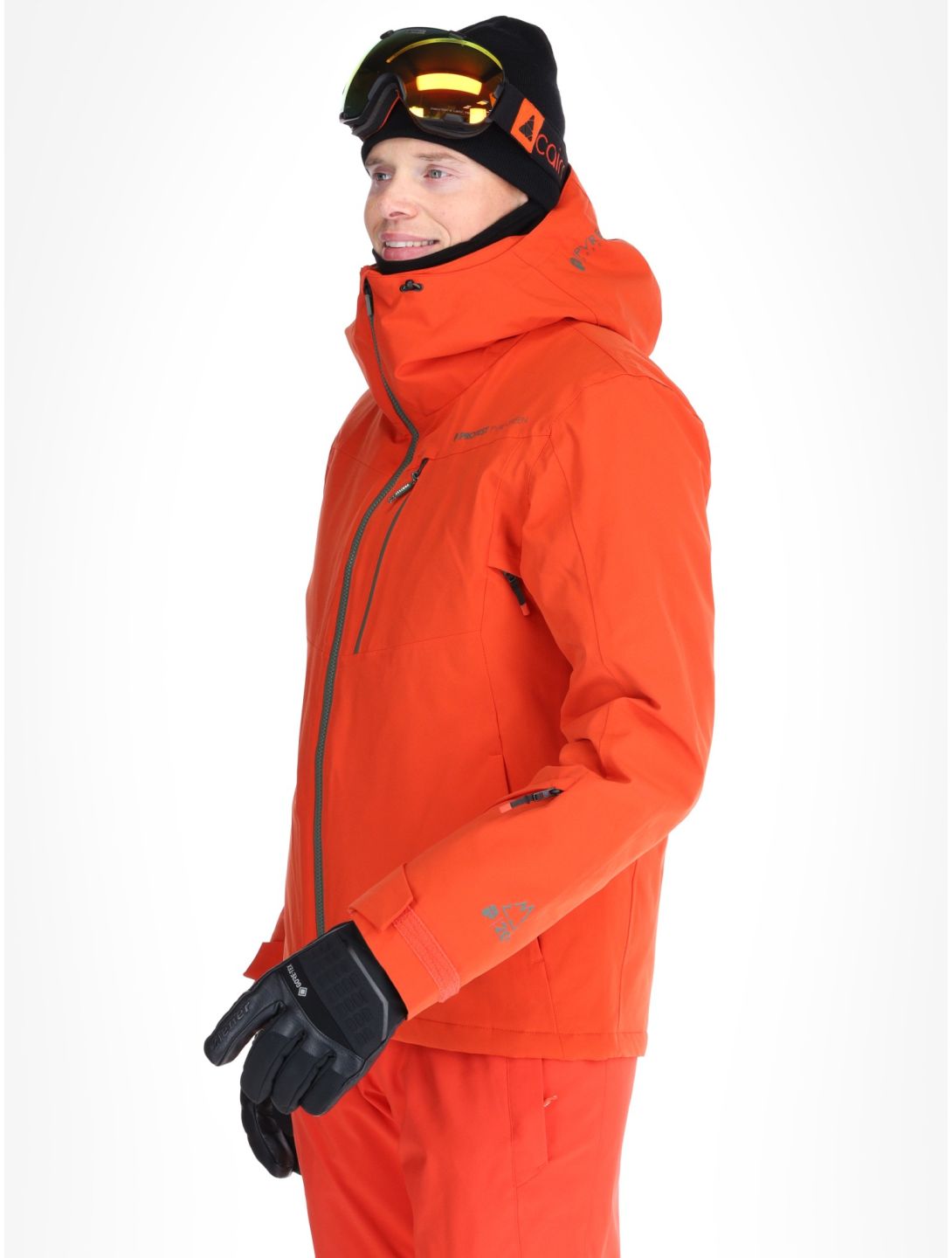 Protest, PRTBARRIC veste de ski hommes Burnt Oran orange 