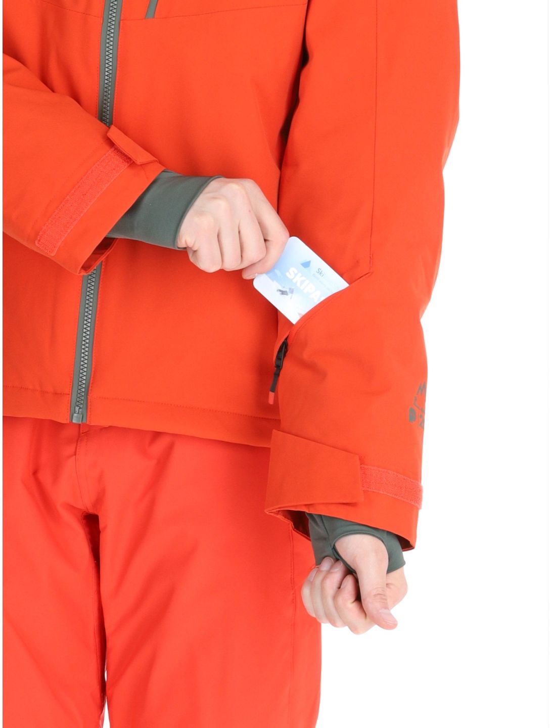 Protest, PRTBARRIC veste de ski hommes Burnt Oran orange 