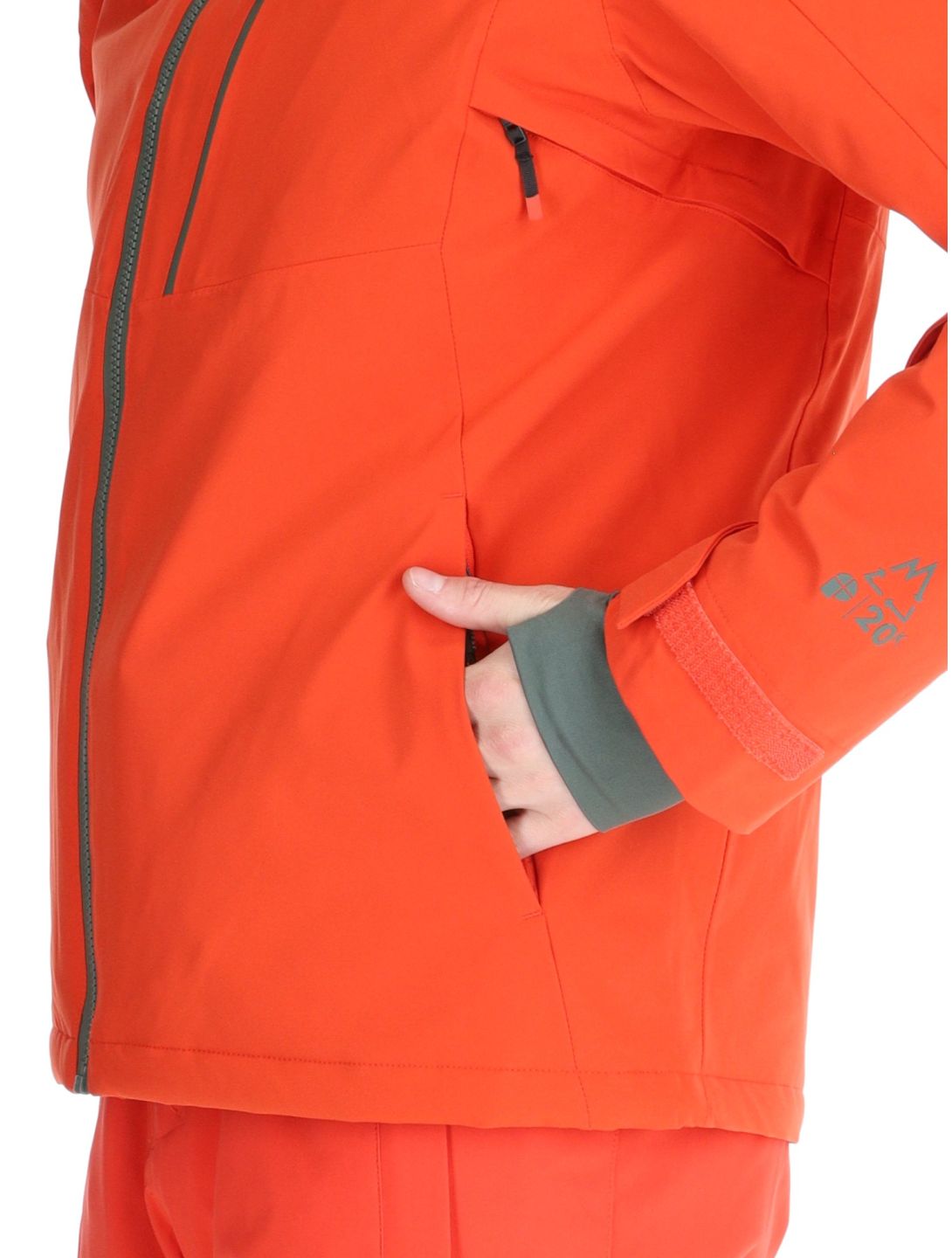 Protest, PRTBARRIC veste de ski hommes Burnt Oran orange 