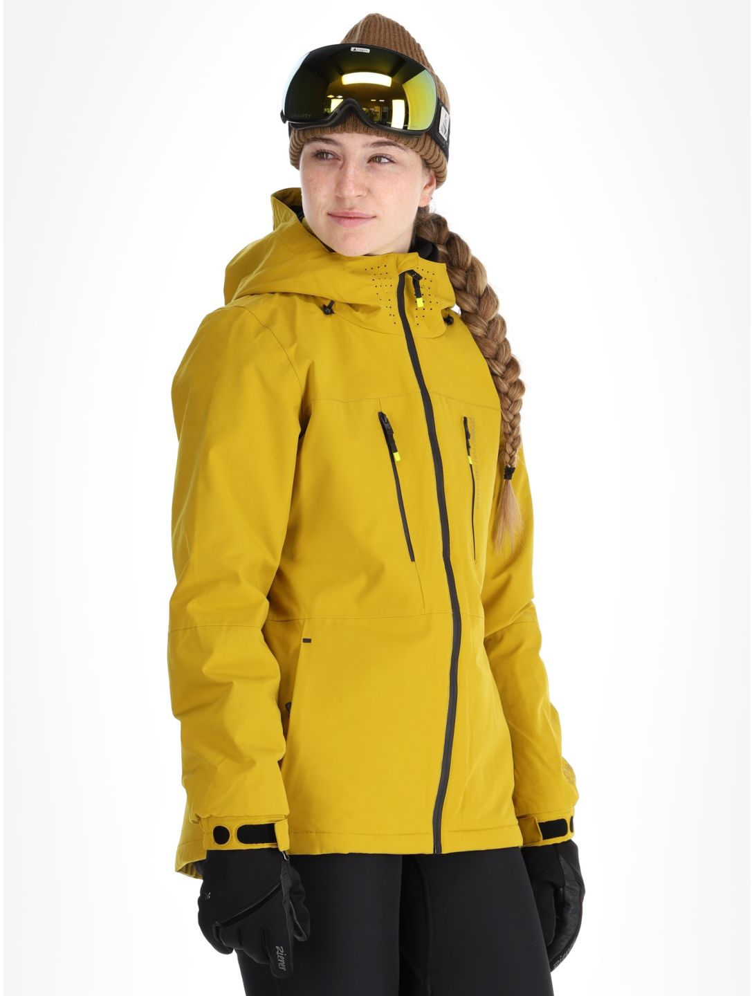 Protest, PRTBEVERLY veste de ski femmes Olive Oil Green vert 