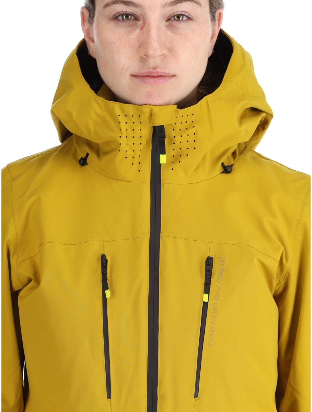 Protest, PRTBEVERLY veste de ski femmes Olive Oil Green vert 