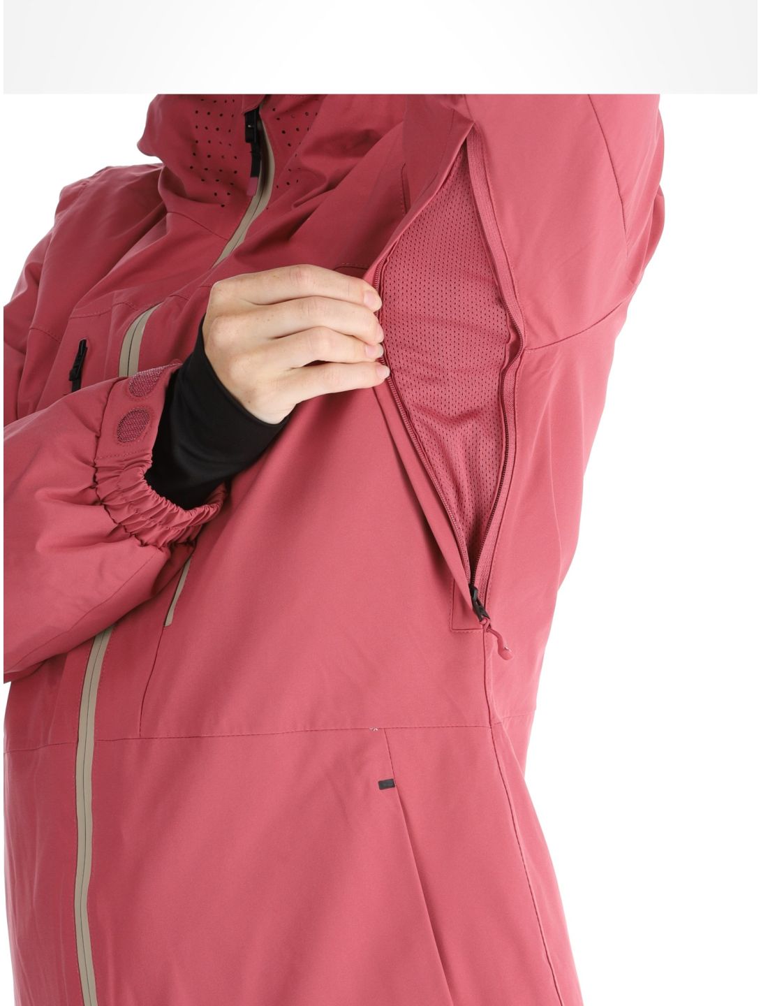 Protest, PRTBEVERLY veste de ski femmes Rose Dust rose 