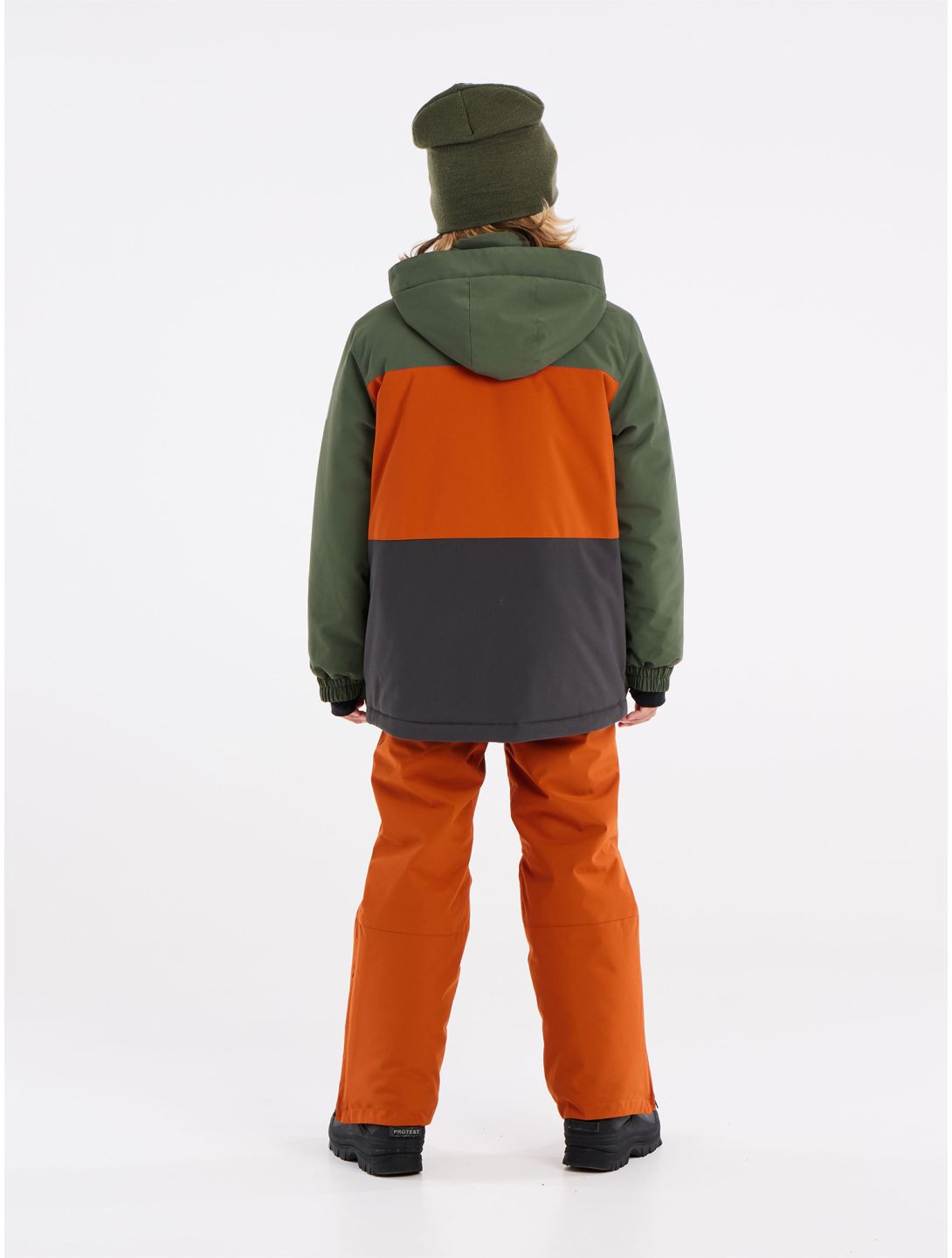 Protest, Prtbuzzerd Jr veste de ski enfants Thyme vert 