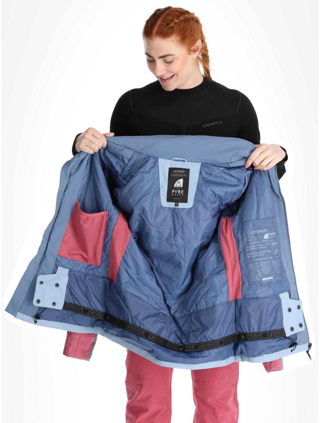 Protest, PRTCALIDA veste de ski femmes Galaxy bleu 