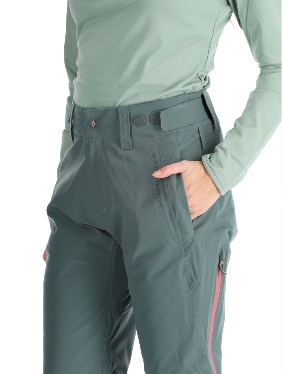 Protest, PRTCARMACKOS pantalon de ski femmes Evergreen vert 