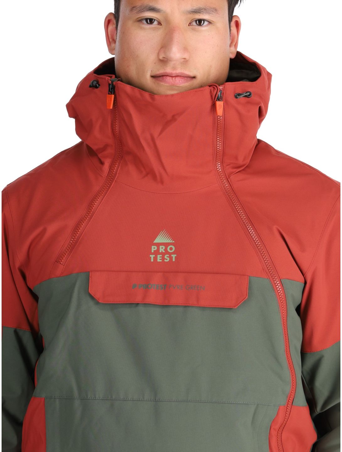 Protest, PRTDAZZLE veste de ski hommes Barn Red rouge, vert 