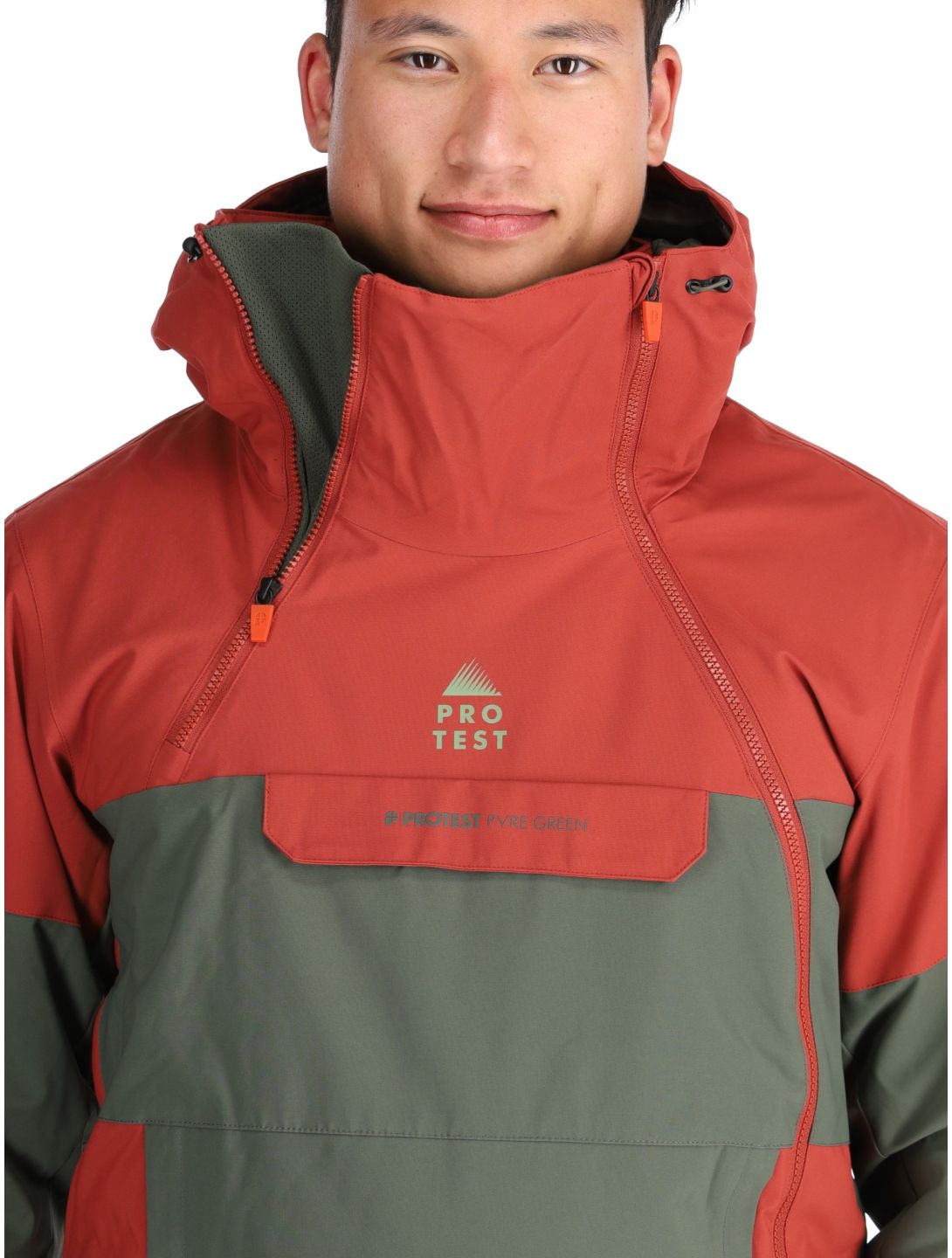 Protest, PRTDAZZLE veste de ski hommes Barn Red rouge, vert 