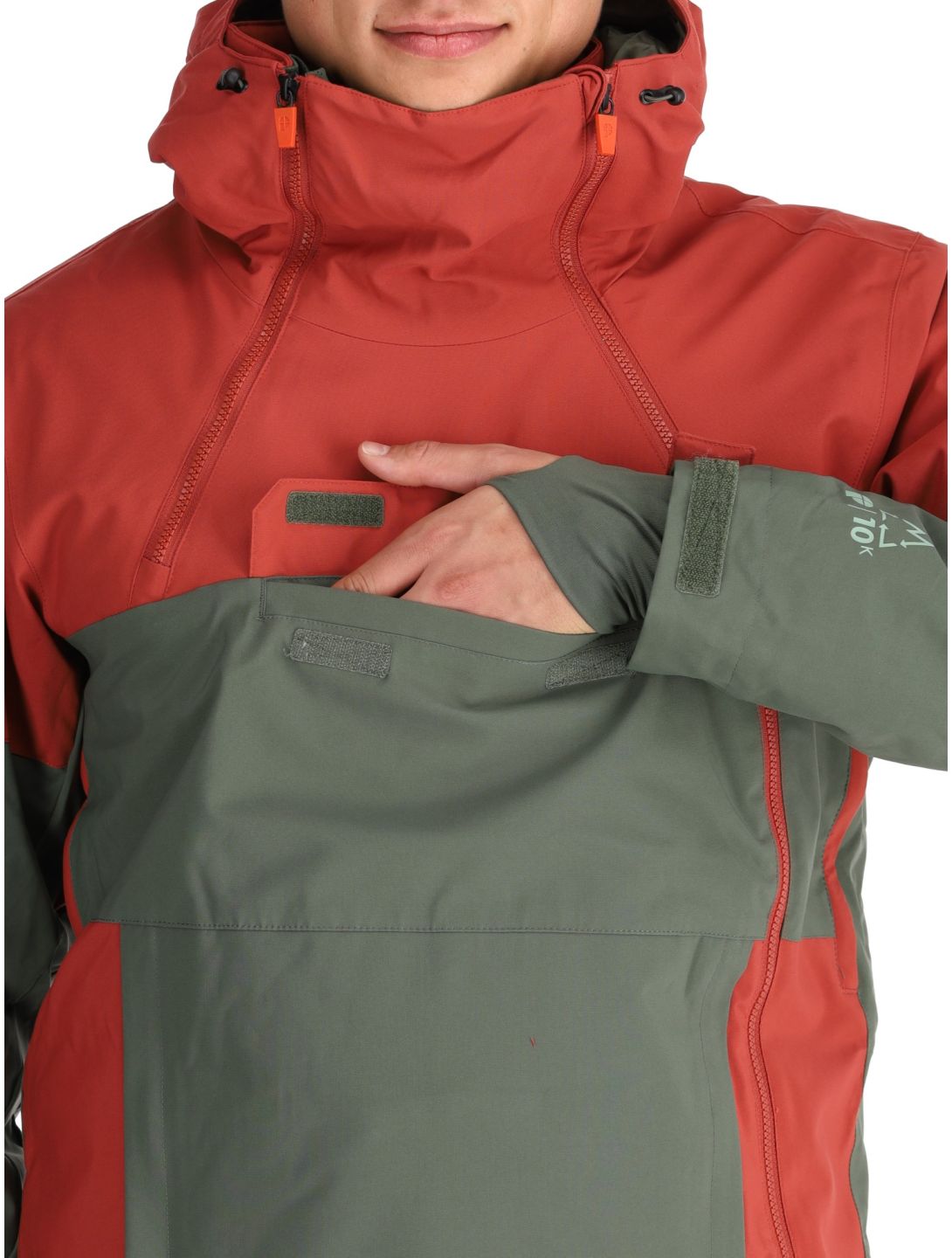 Protest, PRTDAZZLE veste de ski hommes Barn Red rouge, vert 