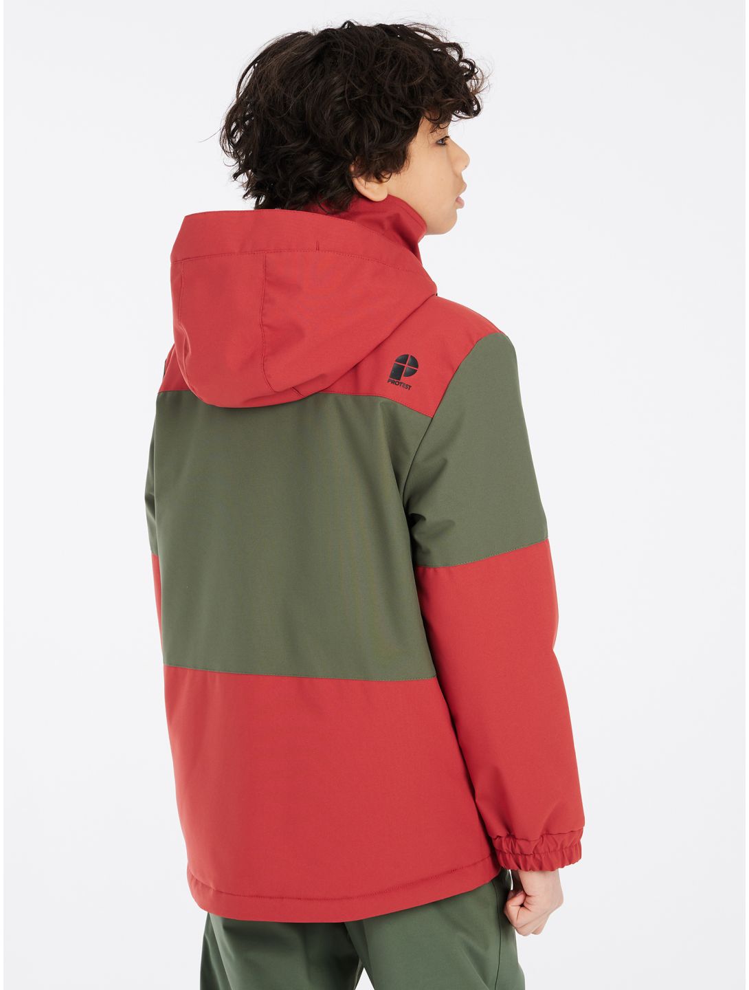 Protest, PRTDECKS JR veste de ski enfants Barn Red rouge, vert 