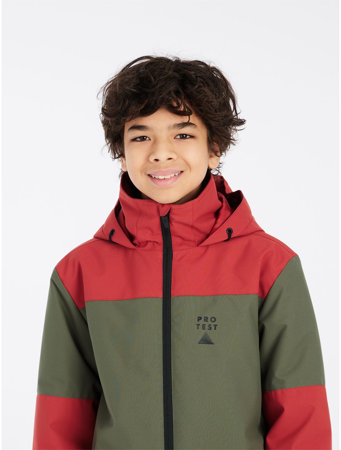 Protest, PRTDECKS JR veste de ski enfants Barn Red rouge, vert 