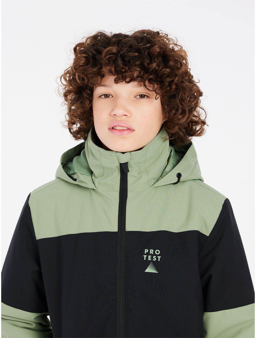 Protest, PRTDECKS JR veste de ski enfants Marl Green noir, vert 