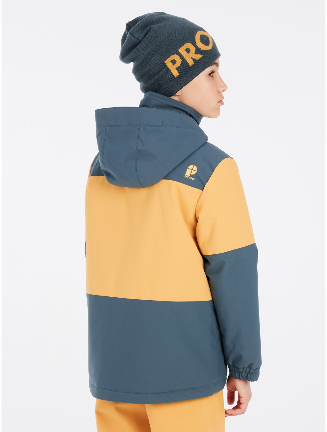 Protest, PRTDECKS JR veste de ski enfants Yale Blue bleu, jaune 