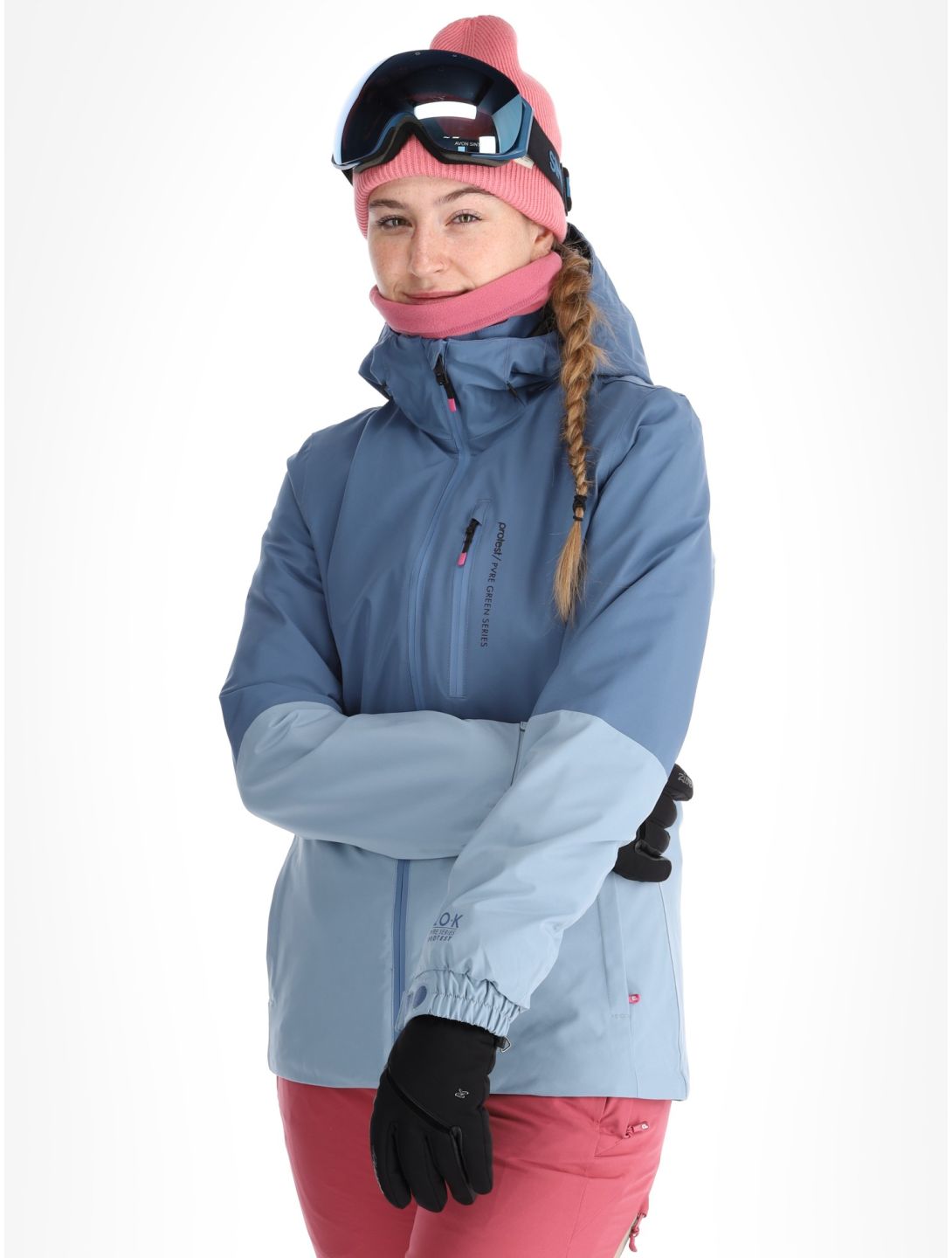 Protest, PRTDISK veste de ski femmes Galaxy bleu 