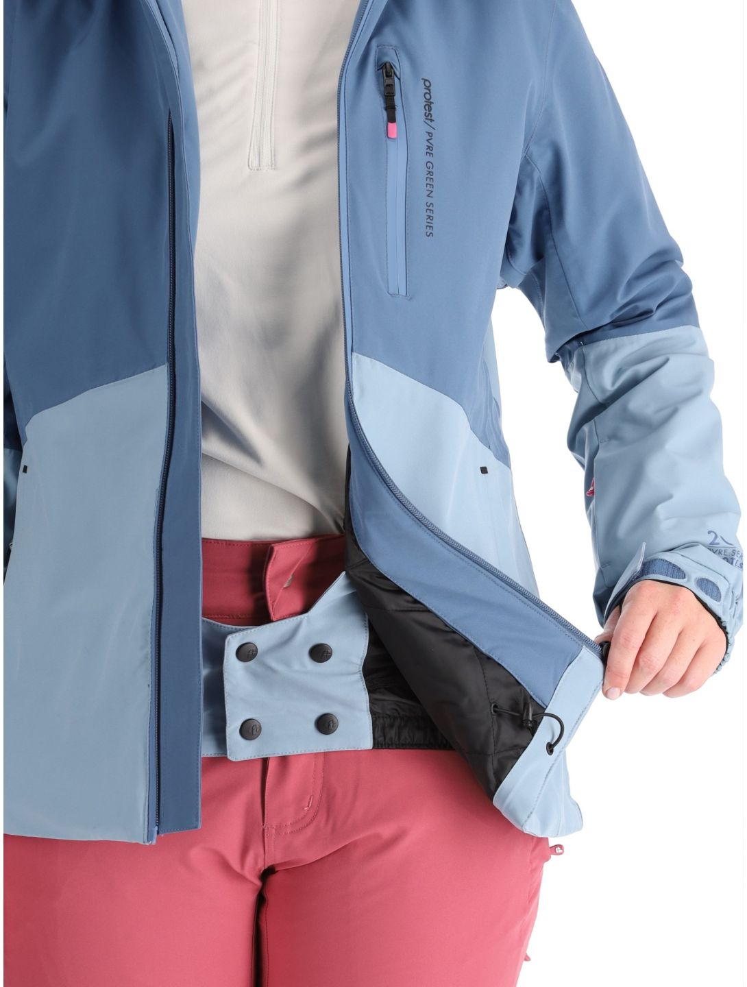 Protest, PRTDISK veste de ski femmes Galaxy bleu 