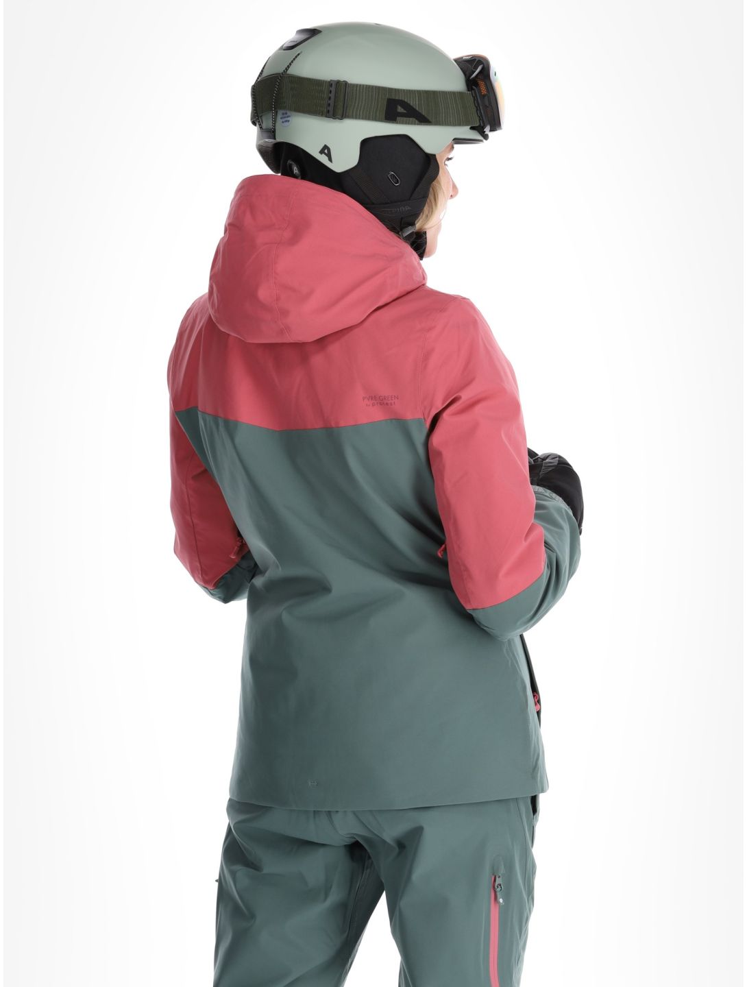 Protest, PRTDISK veste de ski femmes Rose Dust rose, vert 