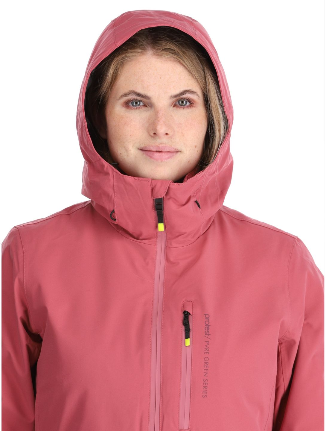 Protest, PRTDISK veste de ski femmes Rose Dust rose, vert 