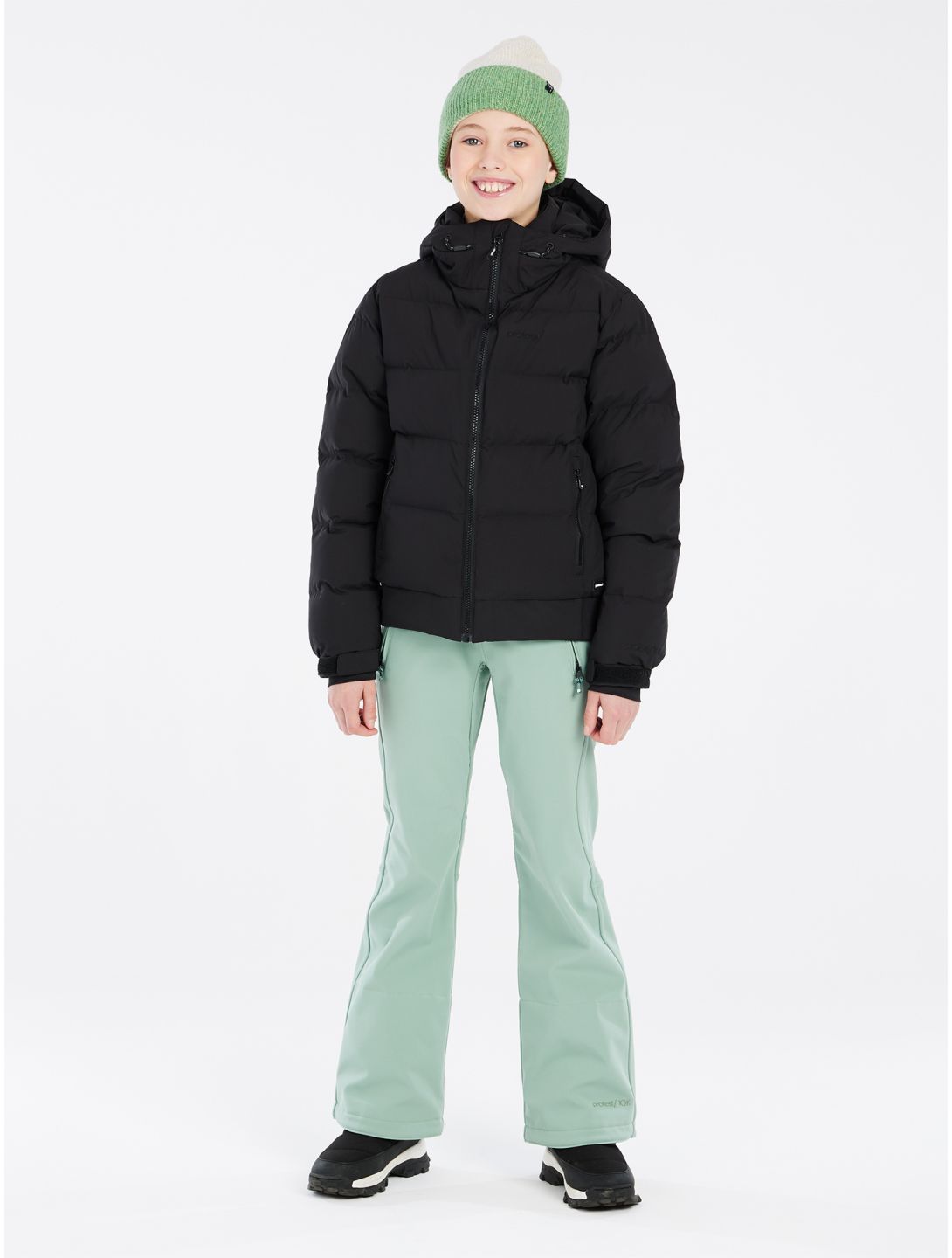 Protest, PRTELINY JR veste de ski enfants True Black noir 